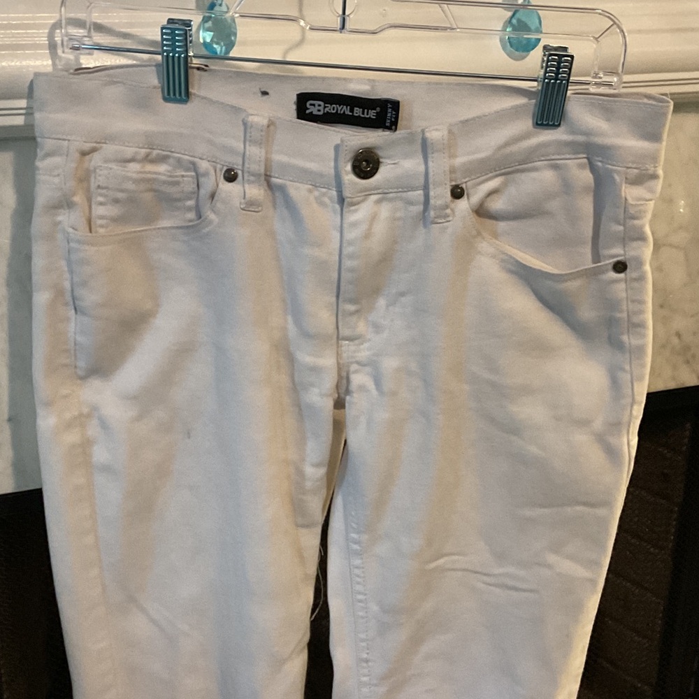 Slim Fit Men’s White Pants - Picture 9 of 11